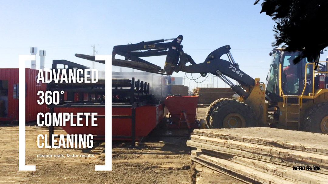 Swamp Mat Cleaning, Mat Wash Equipment, Access Mat Washer System