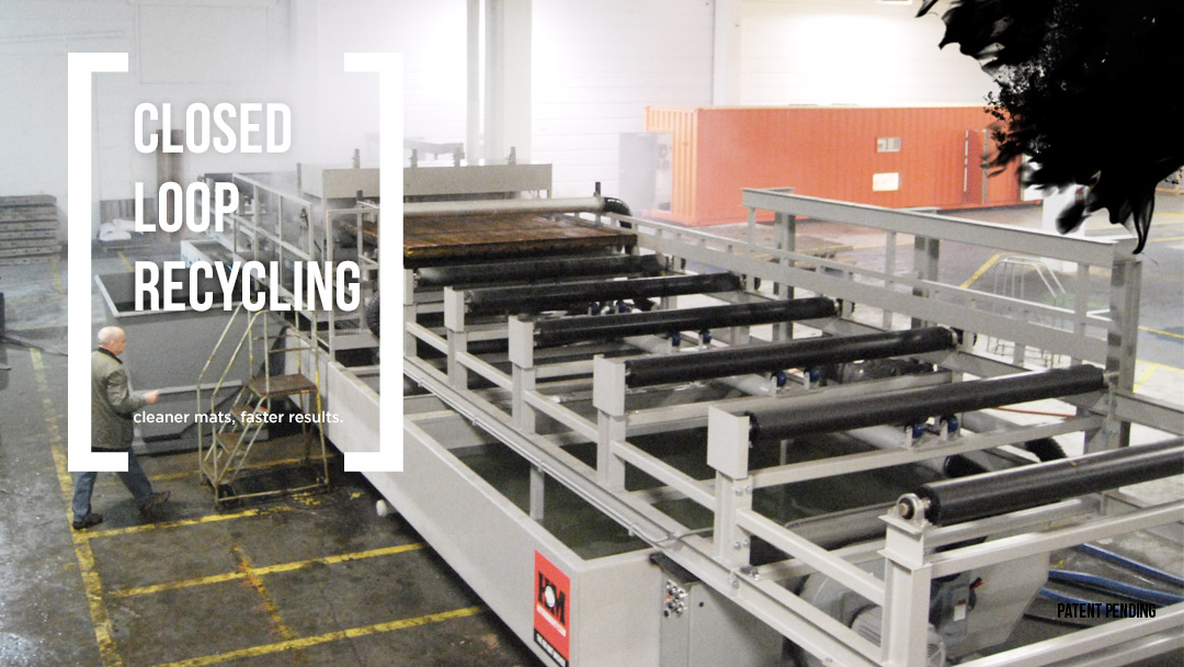 Swamp Mat Cleaning, Mat Wash Equipment, Access Mat Washer System