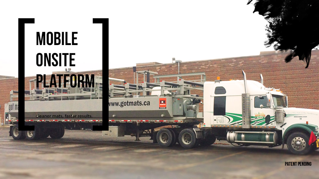 Swamp Mat Cleaning, Mat Wash Equipment, Access Mat Washer System