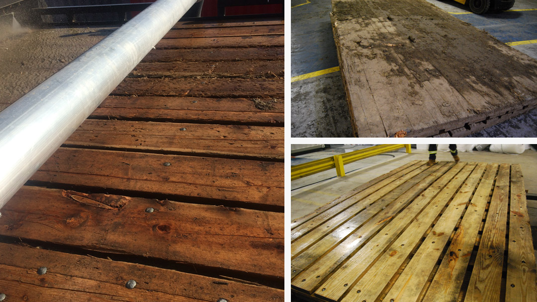 Swamp Mat Cleaning, Mat Wash Equipment, Access Mat Washer System