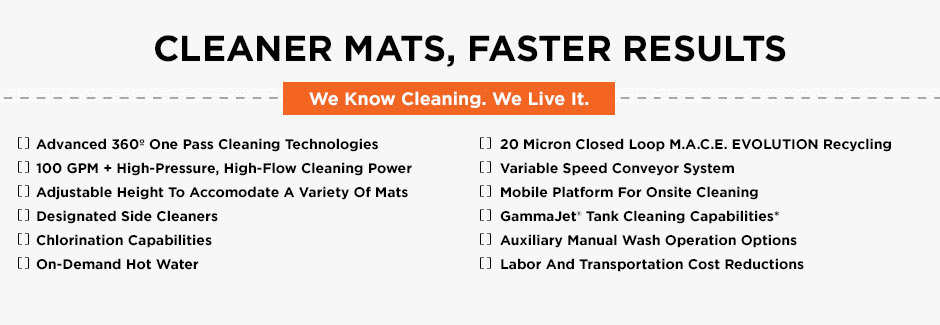 swamp mat washing bullet point